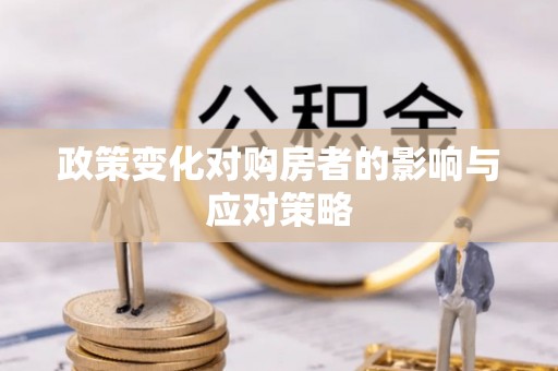 美浓政策变化对购房者的影响与应对策略