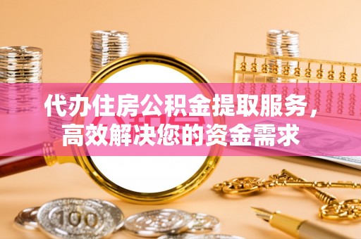 美浓代办住房公积金提取服务，高效解决您的资金需求