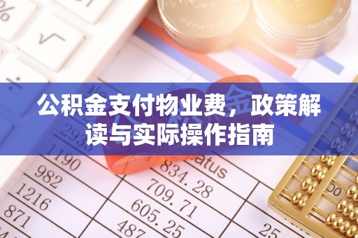 美浓公积金支付物业费，政策解读与实际操作指南