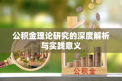 美浓公积金理论研究的深度解析与实践意义