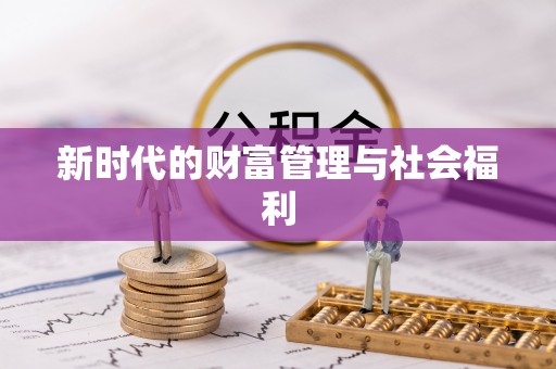 美浓新时代的财富管理与社会福利