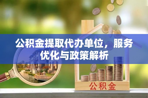 美浓公积金提取代办单位，服务优化与政策解析