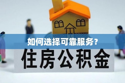 美浓如何选择可靠服务？