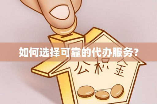 美浓如何选择可靠的代办服务？