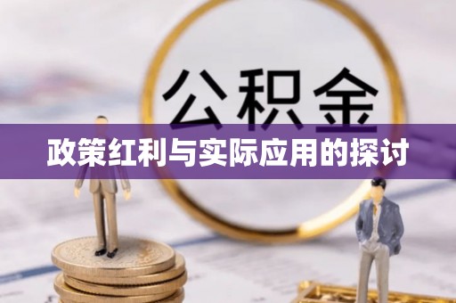 美浓政策红利与实际应用的探讨