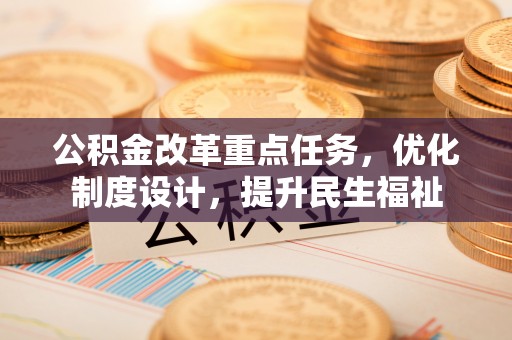 美浓公积金改革重点任务，优化制度设计，提升民生福祉