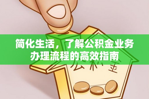 美浓简化生活，了解公积金业务办理流程的高效指南