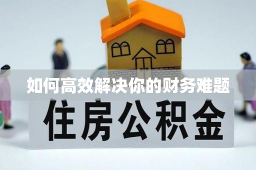 美浓如何高效解决你的财务难题