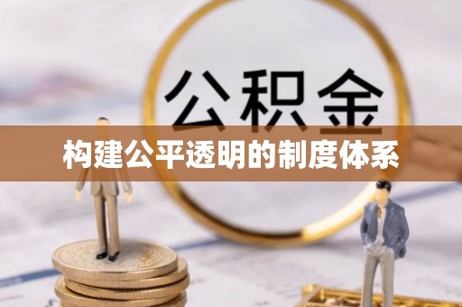 美浓构建公平透明的制度体系