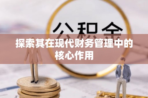 美浓探索其在现代财务管理中的核心作用