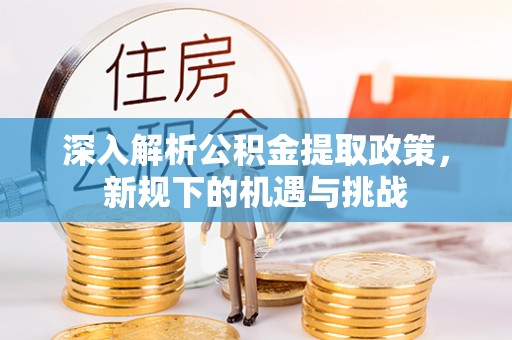 美浓深入解析公积金提取政策，新规下的机遇与挑战