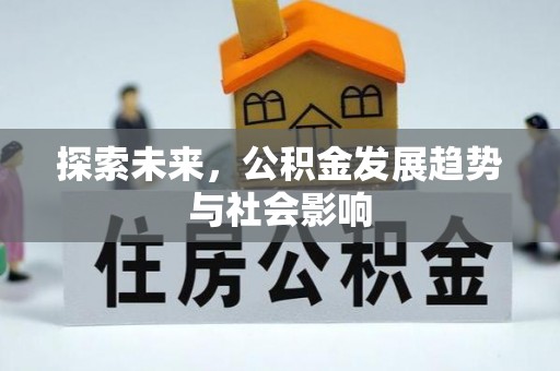 美浓探索未来，公积金发展趋势与社会影响