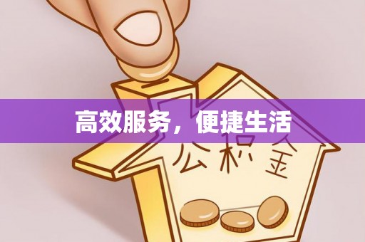 美浓高效服务，便捷生活