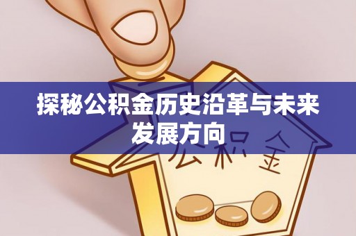 美浓探秘公积金历史沿革与未来发展方向