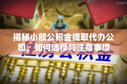 美浓揭秘小额公积金提取代办公司，如何选择与注意事项