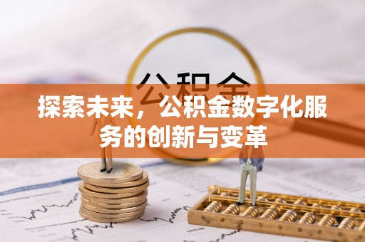 美浓探索未来，公积金数字化服务的创新与变革