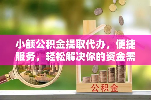 美浓小额公积金提取代办，便捷服务，轻松解决你的资金需求