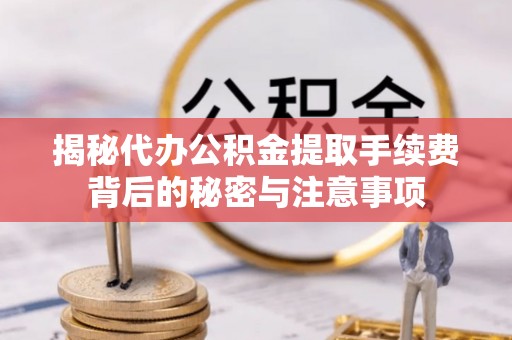 美浓揭秘代办公积金提取手续费背后的秘密与注意事项