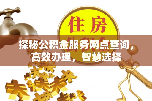 美浓探秘公积金服务网点查询，高效办理，智慧选择
