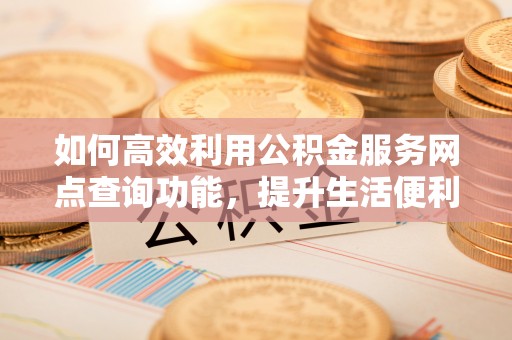 美浓如何高效利用公积金服务网点查询功能，提升生活便利性