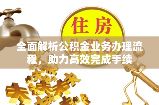 美浓全面解析公积金业务办理流程，助力高效完成手续