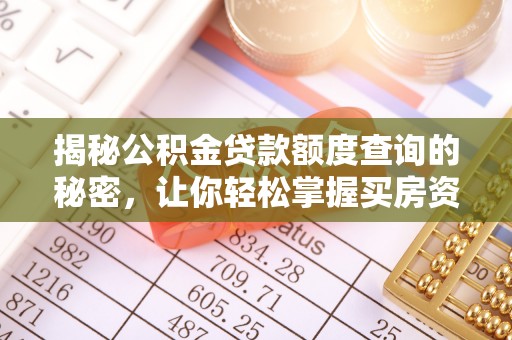 美浓揭秘公积金贷款额度查询的秘密，让你轻松掌握买房资金规划