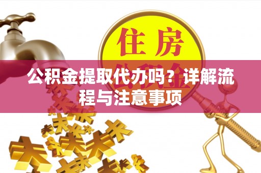 美浓公积金提取代办吗？详解流程与注意事项