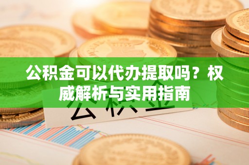 美浓公积金可以代办提取吗？权威解析与实用指南