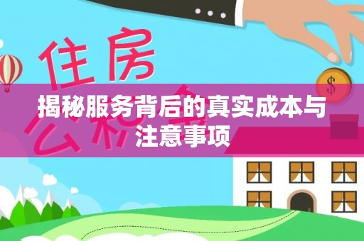 美浓揭秘服务背后的真实成本与注意事项