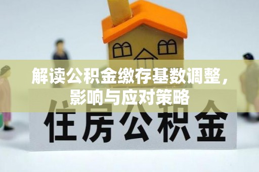 美浓解读公积金缴存基数调整，影响与应对策略