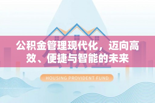 美浓公积金管理现代化，迈向高效、便捷与智能的未来
