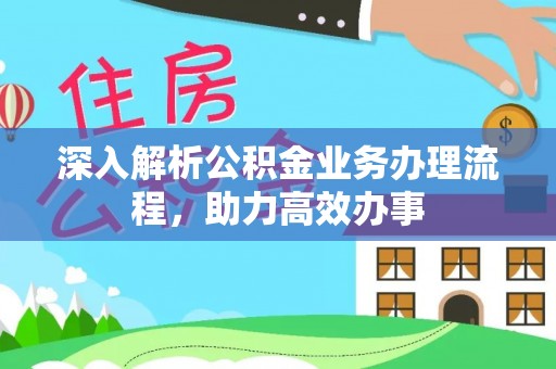 美浓深入解析公积金业务办理流程，助力高效办事