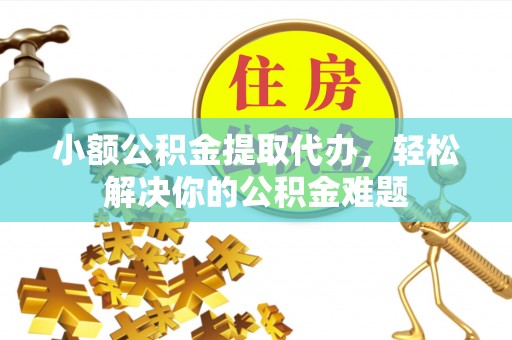 美浓小额公积金提取代办，轻松解决你的公积金难题