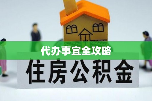 美浓代办事宜全攻略