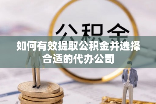 美浓如何有效提取公积金并选择合适的代办公司