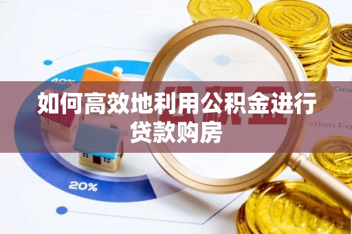 美浓如何高效地利用公积金进行贷款购房