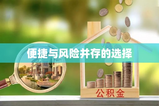 美浓便捷与风险并存的选择