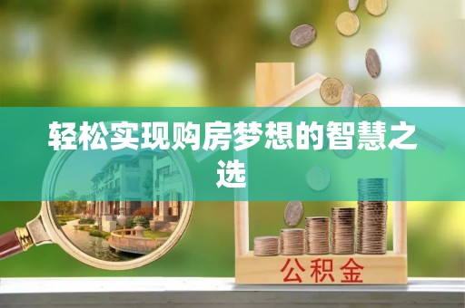 美浓轻松实现购房梦想的智慧之选